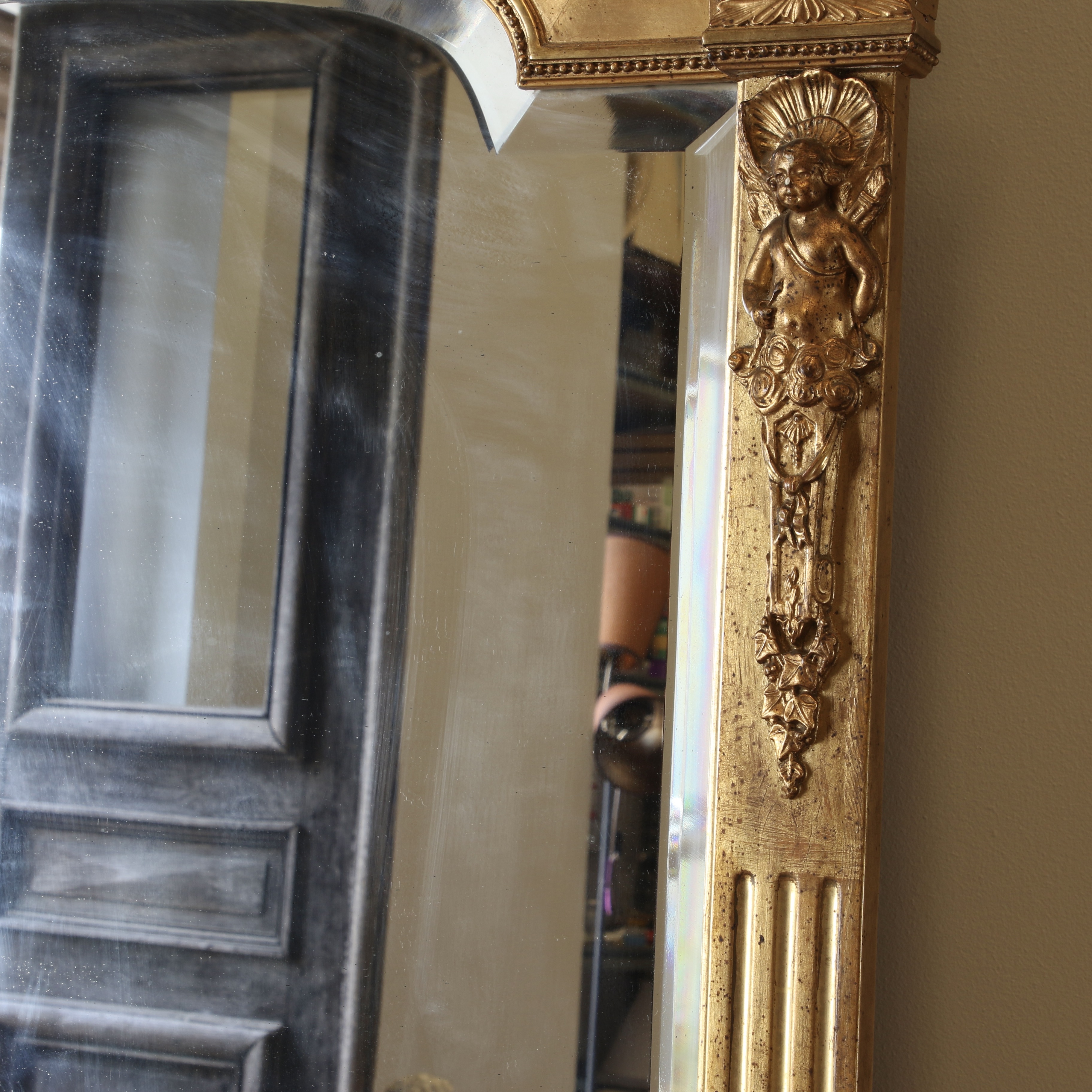 French Crested Mirror